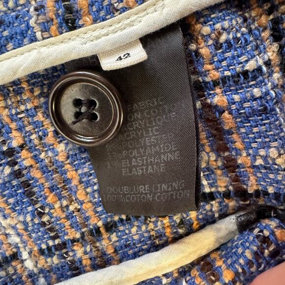 Isabel Marant Etoile Blazer Jacket Plaid Academia Size 42 / XL - Picture 6 of 11